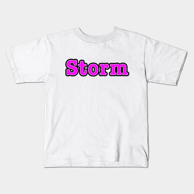 Storm Kids T-Shirt by lenn